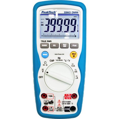 Strumento di misura elettronico PeakTech 3360 true rms ip67 (1/5)
