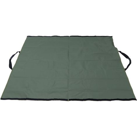 Sac à déchets de jardin 2 en 1, tapis à feuilles, grande capacité, conteneur à déchets pour feuilles caduques (1/5)