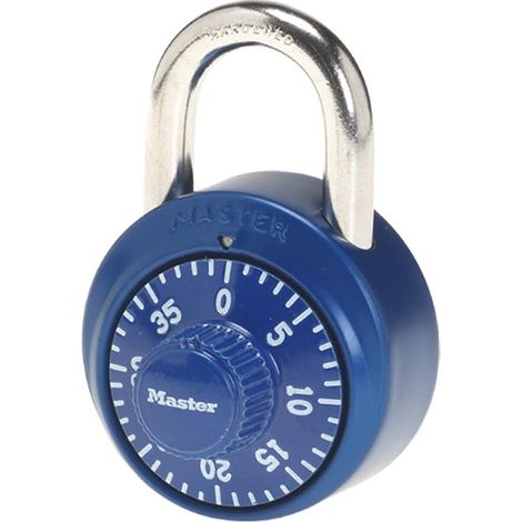 Cadenas à combinaison pour rangement, 1 unité, BLEU