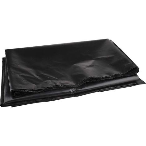 Bâche de bassin 3m x 3m bâche de bassin noire pour bassins à poissons, ruisseaux, fontaines et jardins d'eau (2 × 3 m) (1/5)