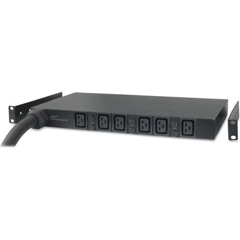 APC Basic Rack PDU AP7526 unidad de distribución de energía (PDU) 6 salidas AC 1U Negro