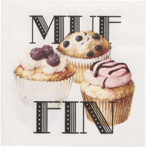 Tovaglioli papstar muffin 330 x 330 mm confezione 20