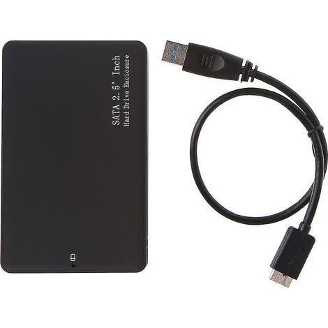 Boîtier pour disque dur SATA 2,5" USB 3.0 portable et résistant (1/4)