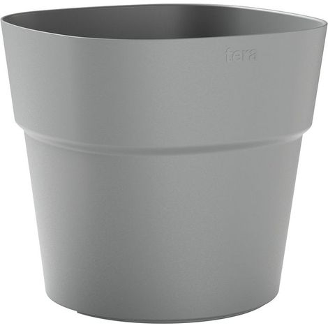 TeraPlast Vaso Andromeda 38 Fog Grey Grigio Plastica Riciclata (1/2)