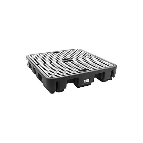 Cubeta colectora de PE para 4 bidones de 200 l  capacidad de