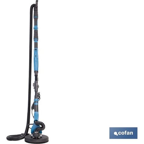 Ponceuse murale et plafond 710 W, 600-1500 tr/min, disque Ø225 mm, tube 140-190 cm