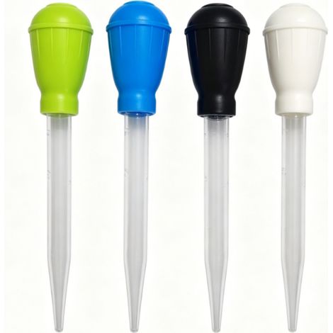 Changeur d'eau pour Aquarium, 4 pièces, 30ml, Baster de dinde, nettoyage d'aquarium, compte-gouttes, Pipette pour merde, siphon de 45cm (1/5)