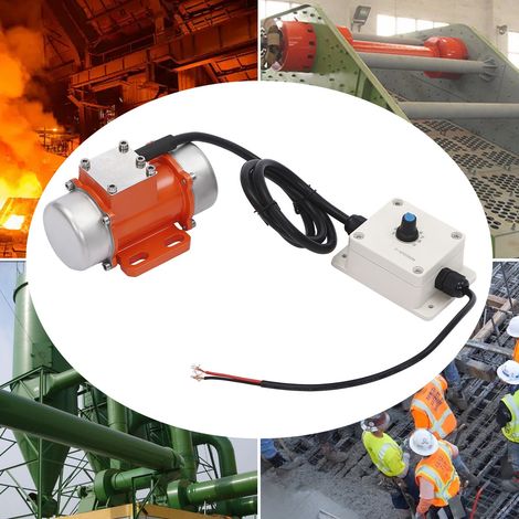 DC12V Vibrationsmotor mit Drehzahlregler Elektrischer Vibrationsmotor 60W