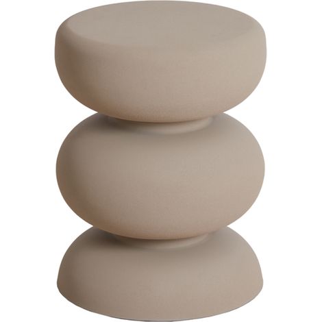 Tavolino da caffè Light & Living KOBODO crema opaca – Ø35x46 cm (1/3)