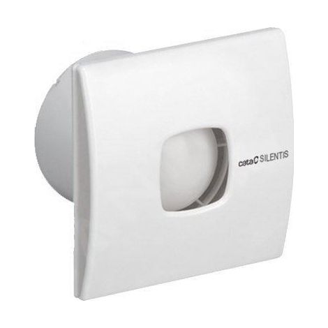 Sapho Cata Silentis - Ventilateur axial de salle de bain avec minuterie 10 T, 15 W, conduit 100 mm, blanc 01071000 (1/2)