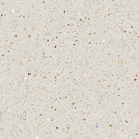 Aelle - Carrelage extérieur antidérapant effet terrazzo uni blanc 20x20 cm MICRA R Blanco - Vendu par boîte de 1 m² (1/3)