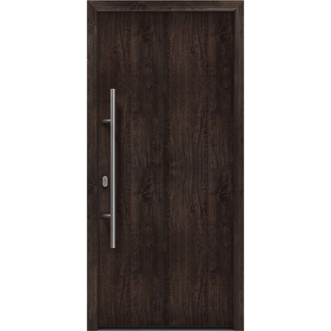 Hörmann Ecostar Haustür "ISOPRO IP 010", night oak, 110 x 210 cm (B x H), DIN Links