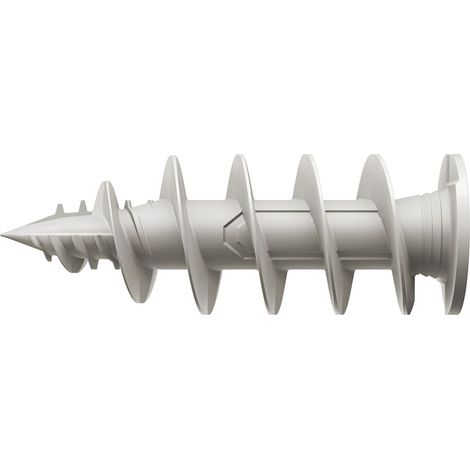 Fischer Isolierdübel FID II - Dämmstoffdübel für geringe Lasten, Dübel aus Kunststoff in weiß - 50 Stück (1/5)