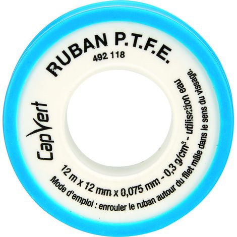 PTFE 12 m x 12 mm x 0,075 mm (ls)