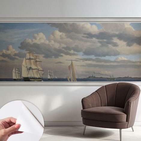 Carta da parati autoadesiva - fotomurale - alta qualità - per la cucina - camera da letto - Avventura in mare 250x104 cm (1/5)