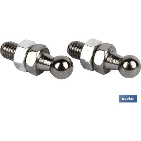 2 uds accesorio rótula macho muelle neumático 8mm