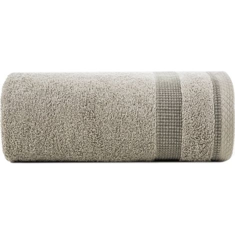 Handtuch 50x90 Rhodes dunkelbeige 07 Frottee 500g/m2