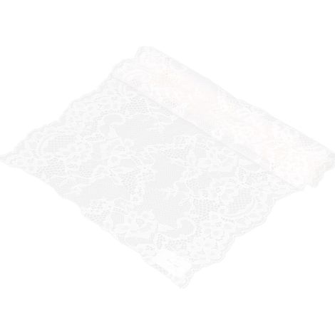 Bordure en dentelle de 10 yards de large, polyvalente, 4 couleurs, 23 cm de large, accessoire de mode et élégant, dentelle d'intérieur, beige.