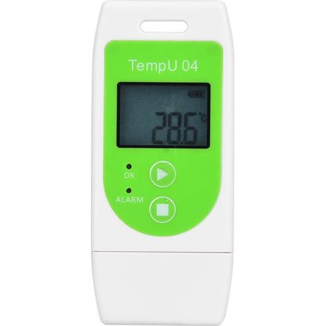 (Vert) Enregistreur de données de thermomètre Enregistreur de température USB polyvalent Enregistreur de température réutilisable (1/4)