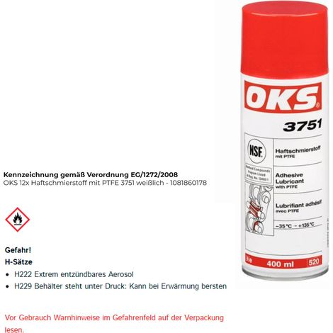 OKS  Lubricante  adherente  con  PTFE  3751  blanquecino  1081860178 (1/5)
