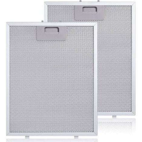 Filtre Hotte Aspirante - Aluminium 320 x 260 mm - Maille 5 Couches - Pour Cuisine - Lot de 2 (1/4)