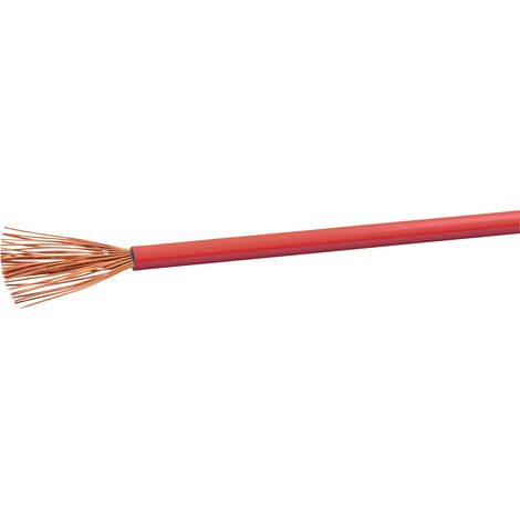 VOKA Kabelwerk H05VK075RT Schlauchleitung H05V-K 1 x 0.75 mm² Rot 100 m