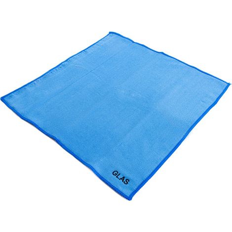 TrendLine Glastuch ca. 40 x 40 cm blau Putztuch Fenstertuch