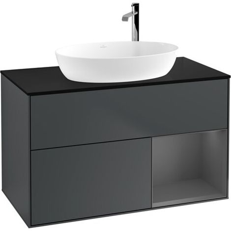 Villeroy & Boch F902GKHG Armoire sous lavabo Finion F90 (1/2)