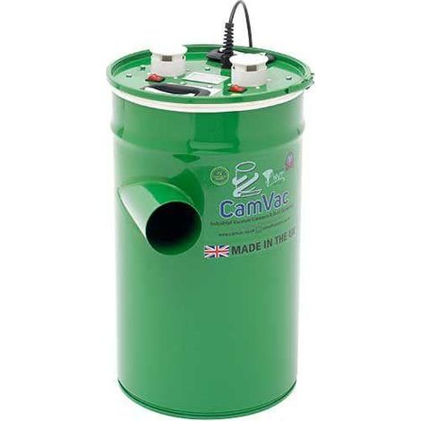 Record Power CGV336-4 CamVac 55 Litre 2000 Watt Vacuum with 4" Inlet
