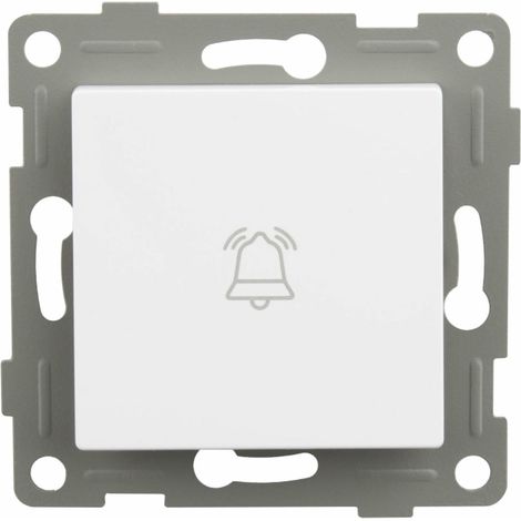 Pulsador de timbre onlex empotrable 10A 230V ABS
