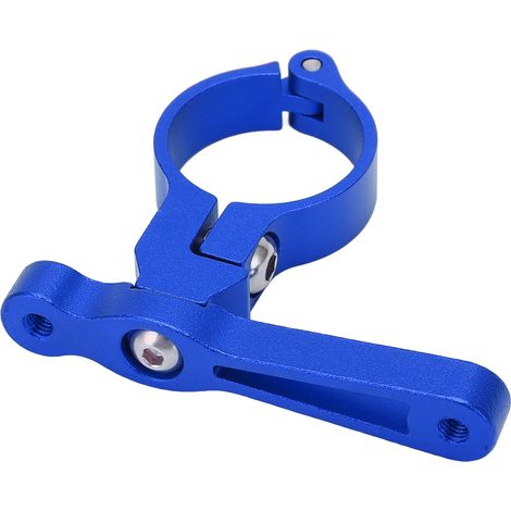 Support de fixation pour bouteille d'eau en alliage aluminium, adaptateur universel pour vélo sur tige de selle, accessoire cyclisme extérieur bleu (1/5)