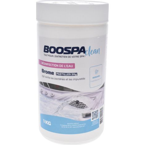 Brome Spa 1kg pastilles de 20g - BoospaClean (1/2)