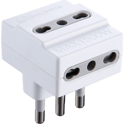 Dreifachadapter 3 x 2P+T 10A