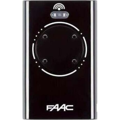 Télécommande FAAC XT4 868 SLH NOIR Emetteur 4 Canaux - 7870101