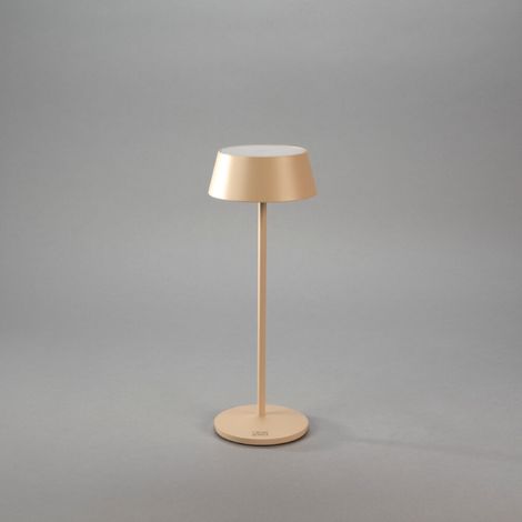 Lampe de table rechargeable Menton brun sable - 7839-330 (1/3)