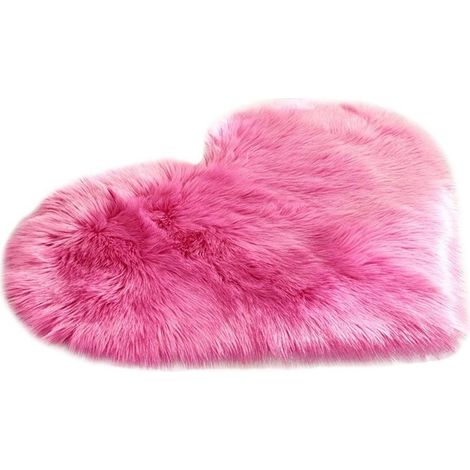 Tapis en fausse peau de mouton, best-seller, fourrure artificielle, antidérapant, poils longs, pour chambre à coucher, 40 x 50 cm (hauteur) (1/5)