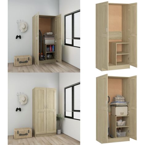 Kleiderschrank Sonoma-Eiche 82,5x51,5x180 cm Holzwerkstoff - Kleiderschrank -  Kleiderschränke - Home & Living (1/5)