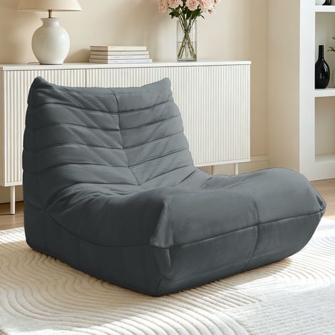 Fauteuil-canapé confortable et moelleux, garni de mousse de haute qualité, idéal pour lire et se détendre (1/5)