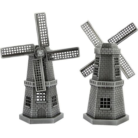Miniatur-Windmühlenornamente im europäischen Stil, handgefertigte Kunst, Dekoration für Büro oder Zuhause. (1/5)