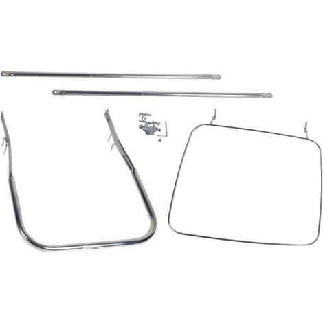 Pedal con aro sujeta bolsa de basura para contenedor de 120 litros en metal 21201599
