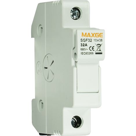 Portafusible seccionable hasta 32A 1 Polo