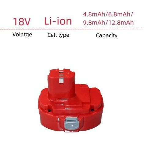 Pa18 4800mAh for replacing Makita 18V NiMH batteries 192828 192829 1835F 17 (1/5)