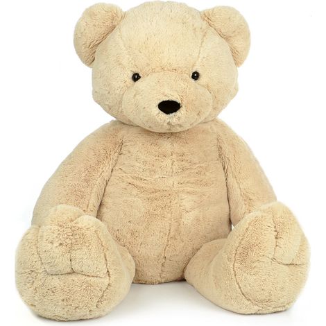 Orsacchiotto di peluche da 100 cm, imbottitura morbida beige