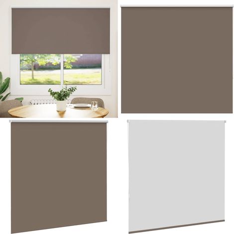 vidaXL Verdunkelungsrollo Kaffeebraun 150x150 cm Stoffbreite 146,6 cm (1/5)