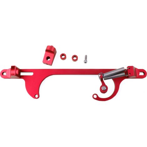 Car throttle body cable base, aluminum alloy throttle cable 4150, car use - red