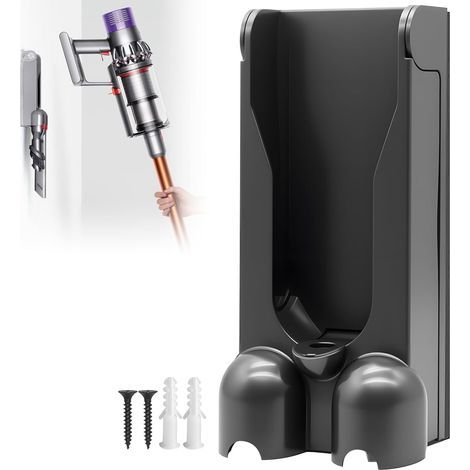 Support de Station D'accueil pour Aspirateur, Support Pour Dyson V11 V15, Support De Charge Et De Montage Mural, Station Daccueil Compatible En Plastique, Support Mural Accessoires Pour Aspirateur (1/5)