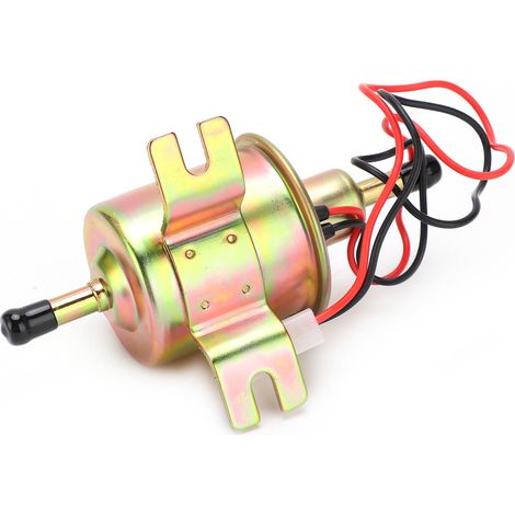 Pompe à carburant électrique universelle HEP-02A, boîtier en aluminium cuivré, raccord de tuyau 0,3 po, 1,2 A, 12 V (1/5)