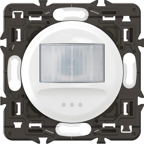 1 Interrupteur Automatique, Détection Infrarouge 170°, Portée 8m, Installation Sans Neutre, Compatible Toutes Lampes, Finition Blanche (1/2)