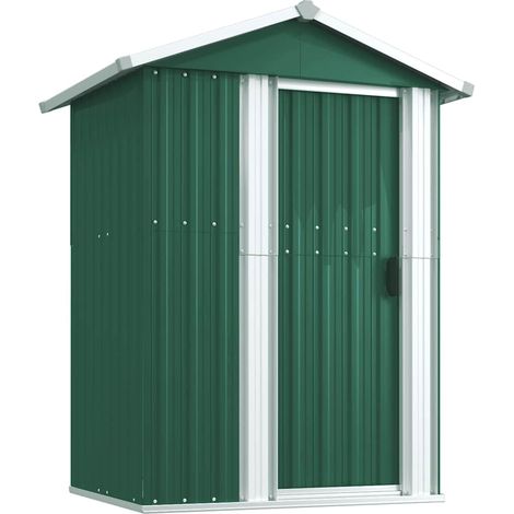Maison Exclusive - Capanno da Giardino Verde 126x97,5x177 cm Acciaio Zincato