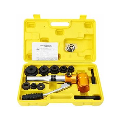 Jeu de perforatrices hydrauliques pour tôle - Outil manuel - 22,5-60,8 mm - Perforatrice de plaque - Outil à main - Perforatrice hydraulique en métal (1/5)
